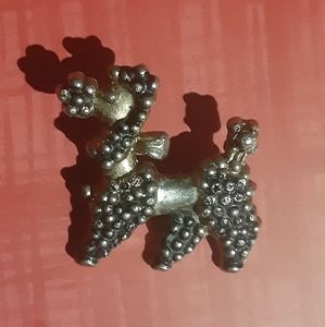 1950's Standard Poodle Brooch